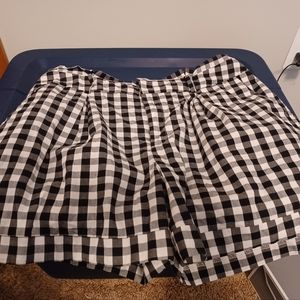 Gingham Checked Shorts